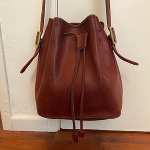 Vintage Coach Lulu Legacy Bucket Bag